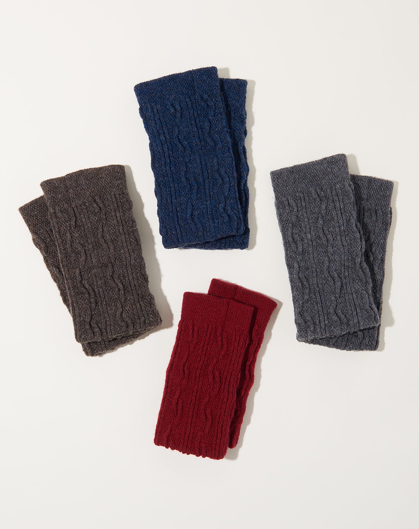 Nishiguchi Kutsushita Wool Hand Warmers in Charcoal