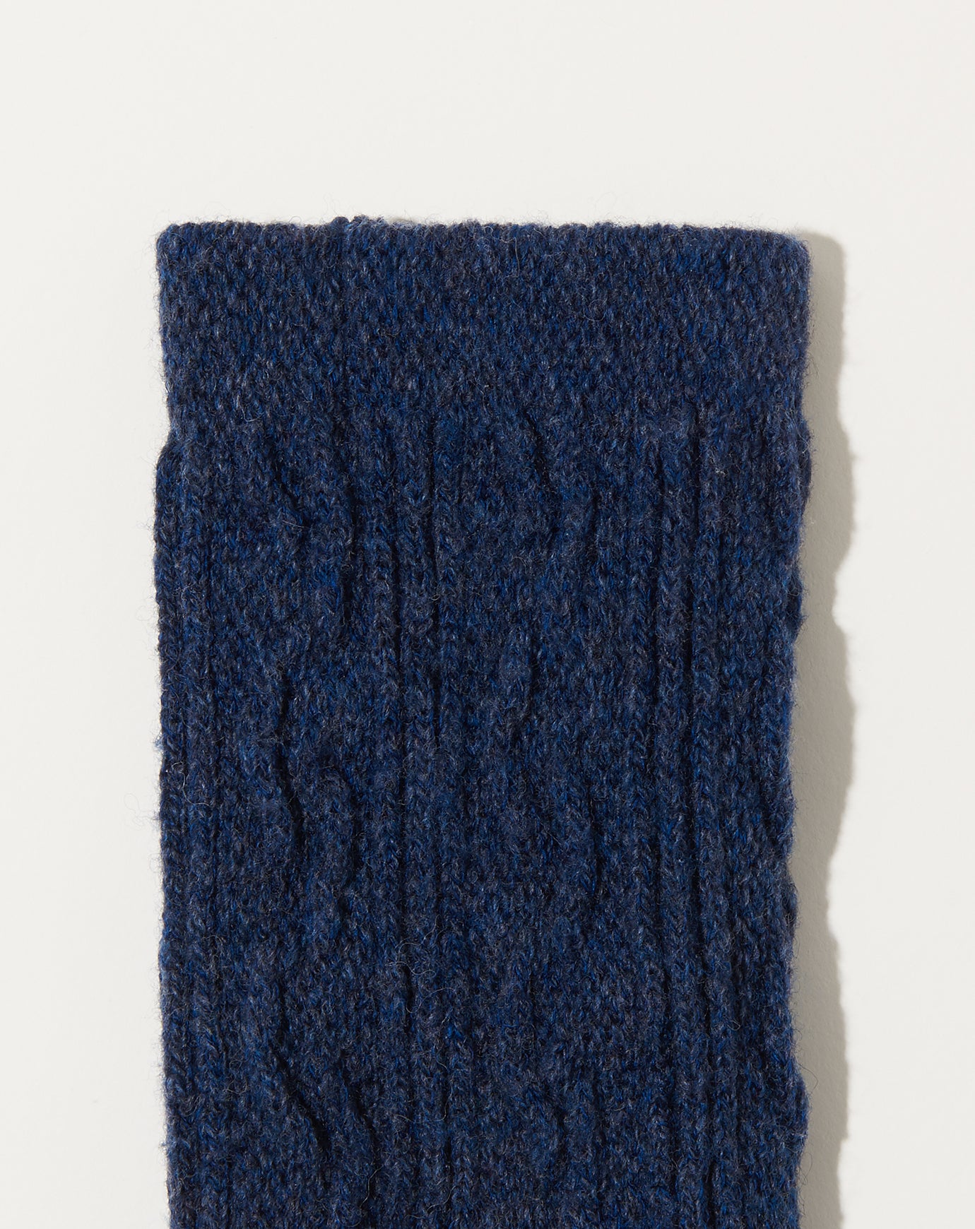 Nishiguchi Kutsushita Wool Hand Warmers in Deep Blue