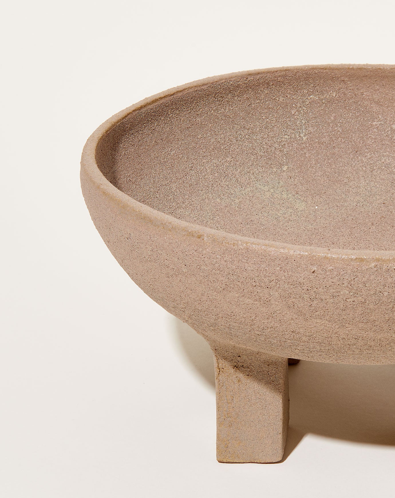 Nur Ceramics Ritual Bowl in Textured Taupe