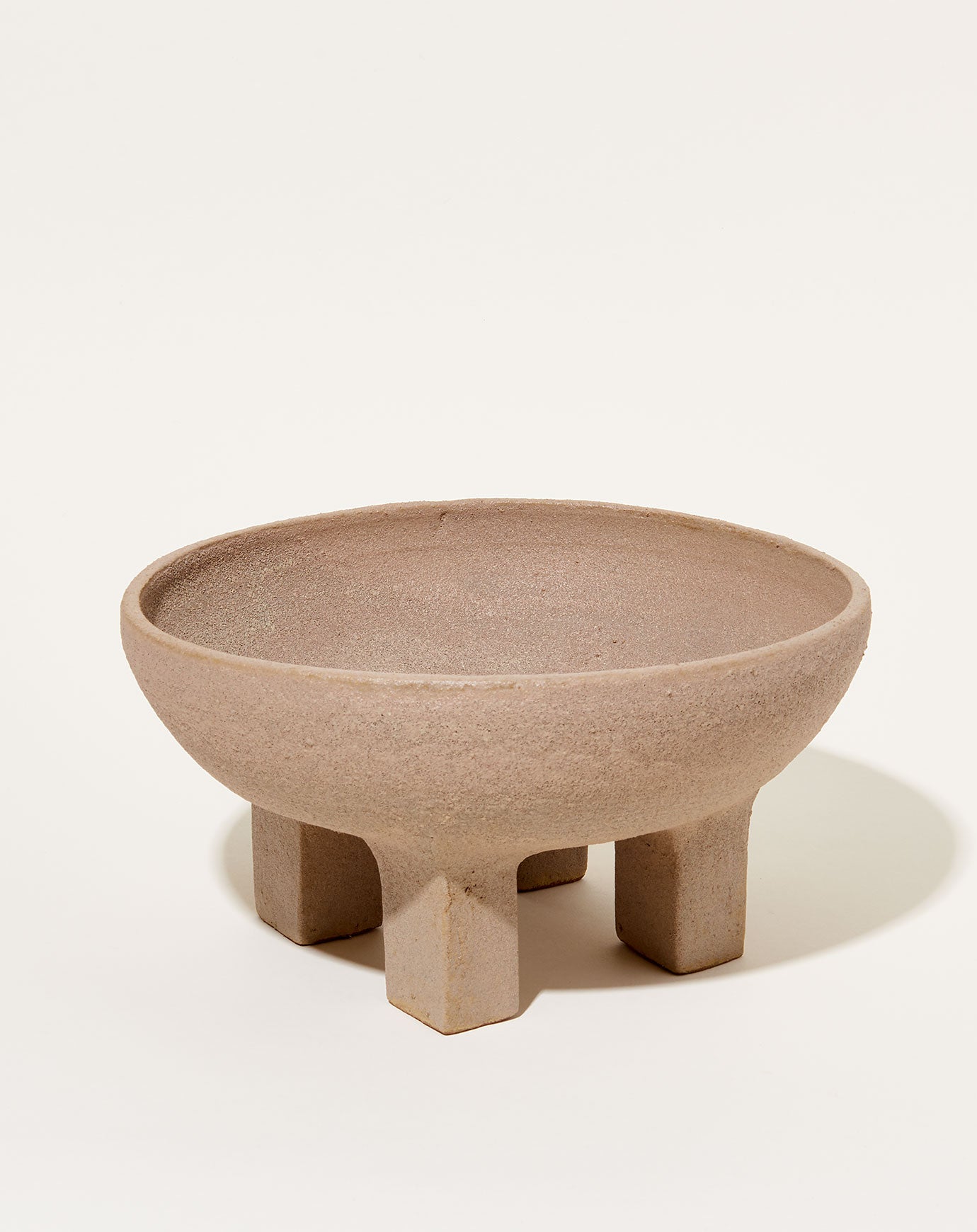 Nur Ceramics Ritual Bowl in Textured Taupe