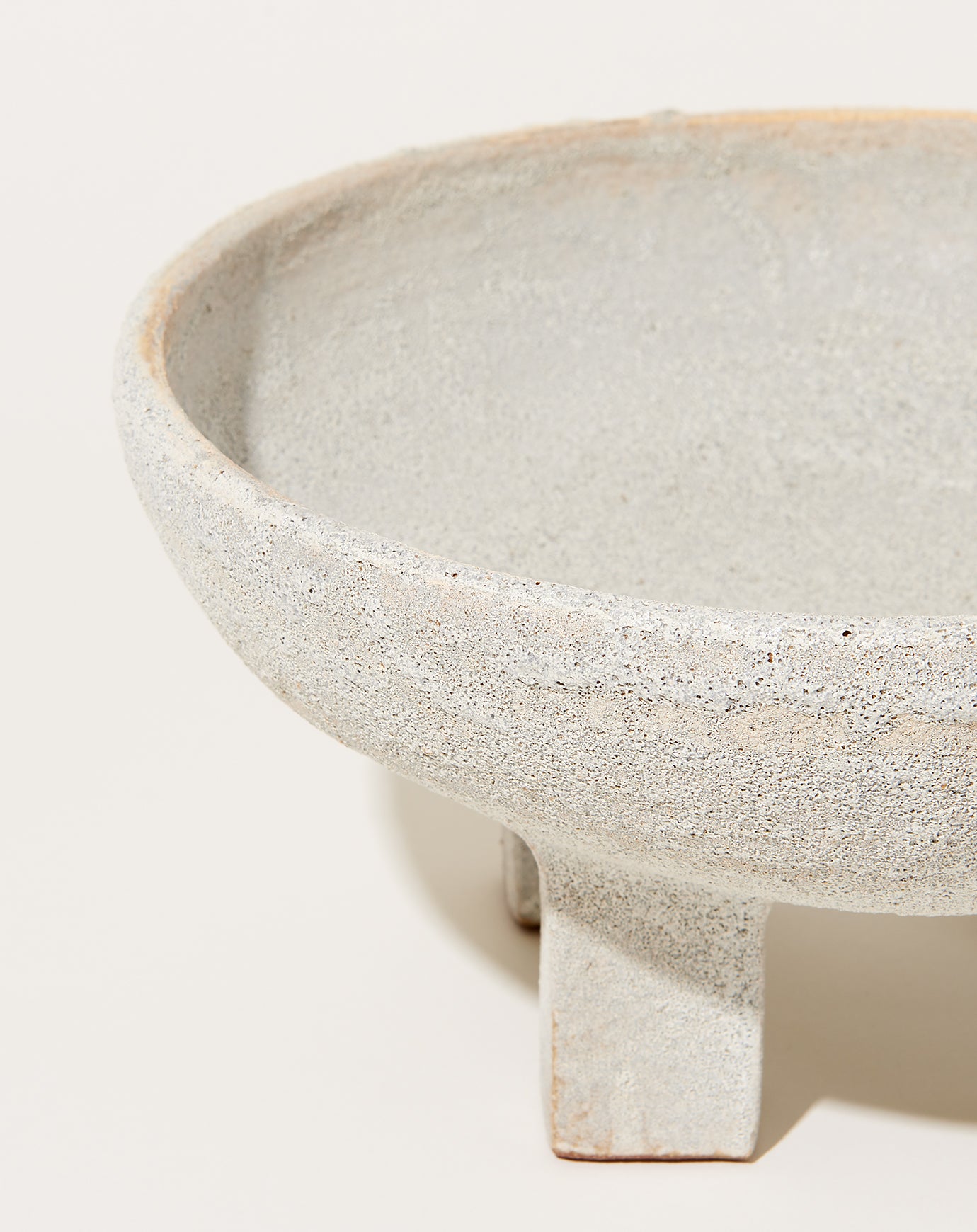 Nur Ceramics Large Ritual Bowl in Volcanic White