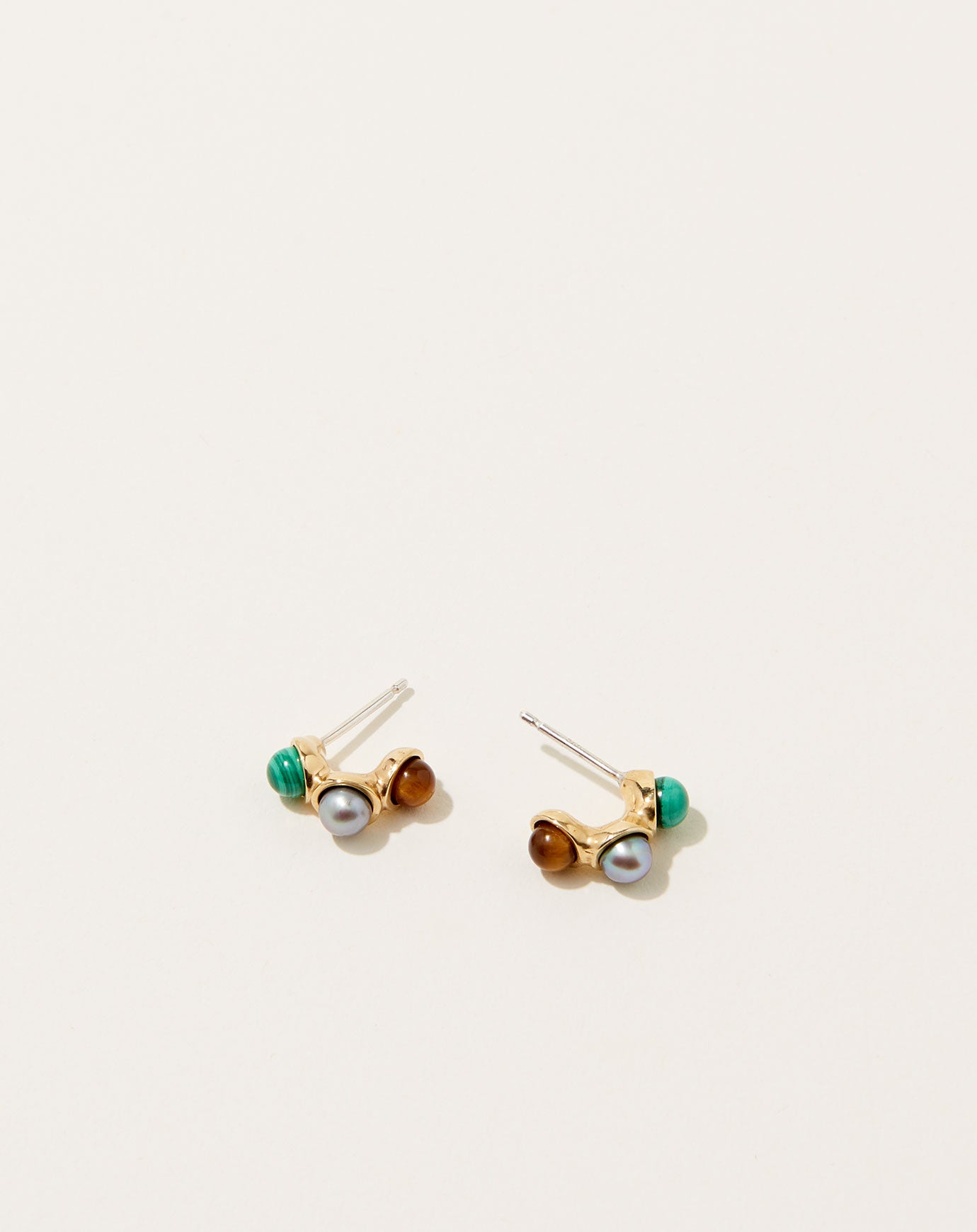 Quarry Mixed Stone Syan Earring