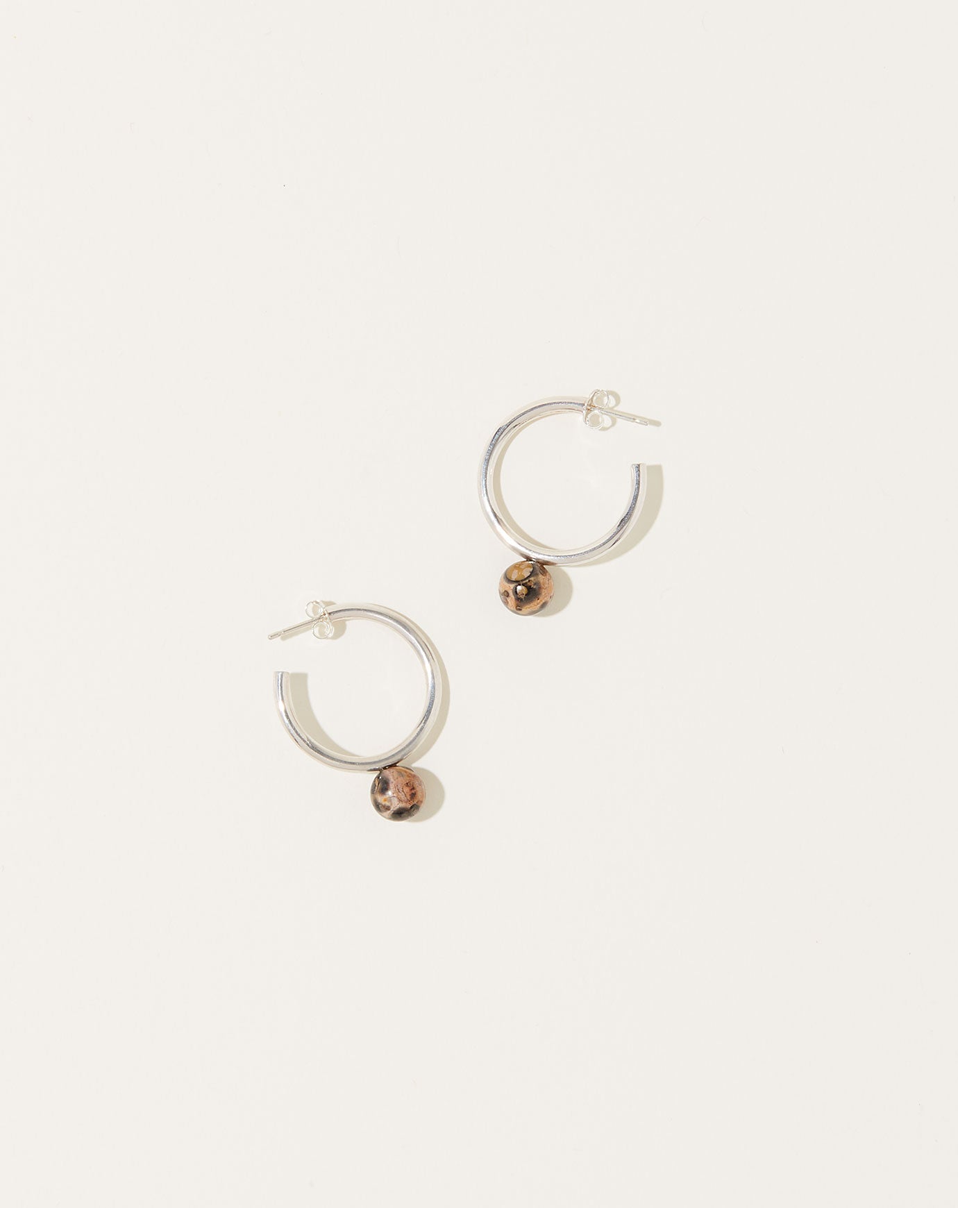 Quarry Silver Asha Earring in Jasper