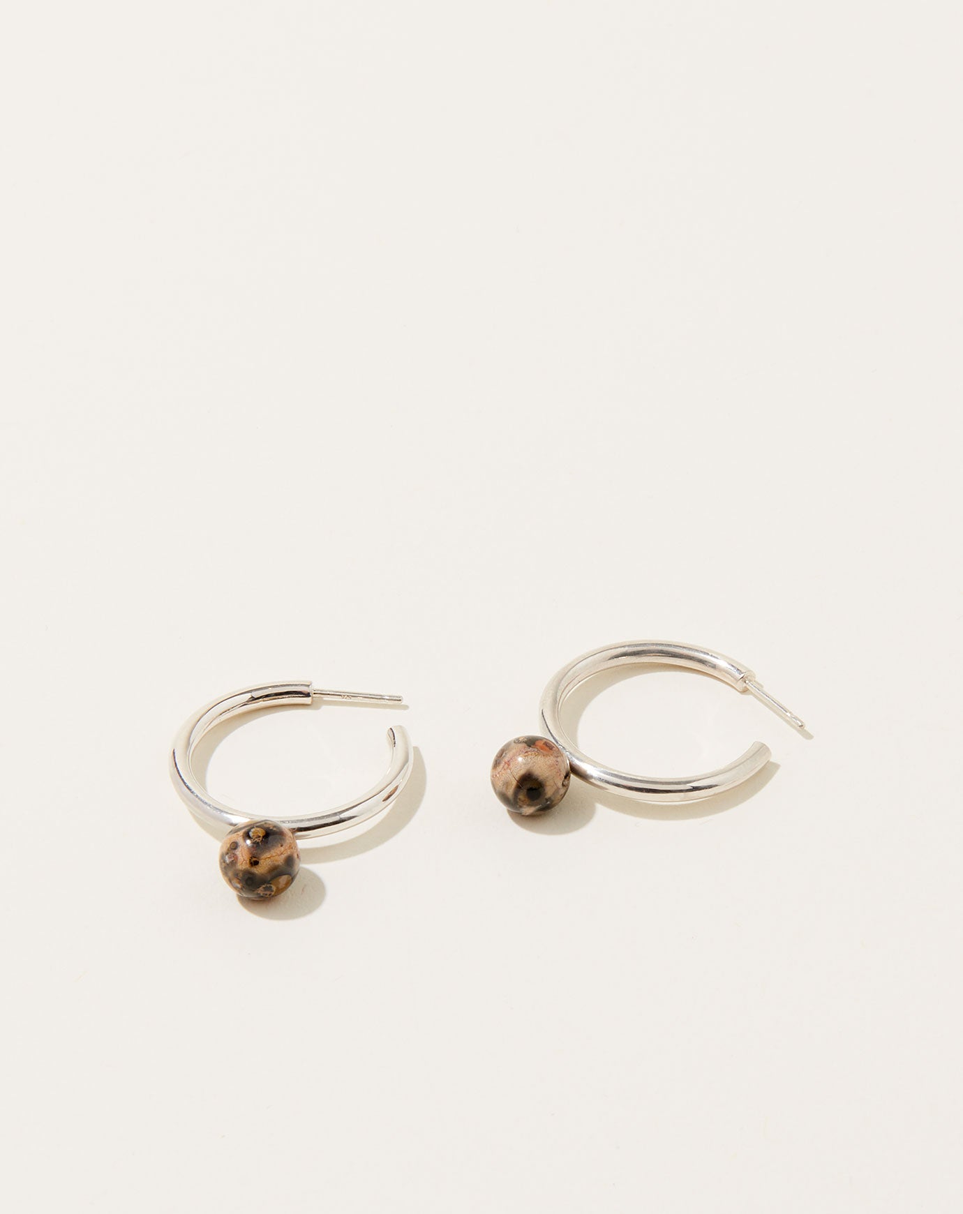 Quarry Silver Asha Earring in Jasper