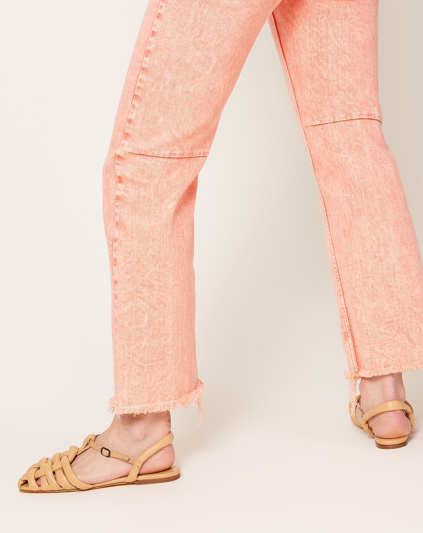 Rachel Comey Collins Pant in Peach Acid Wash