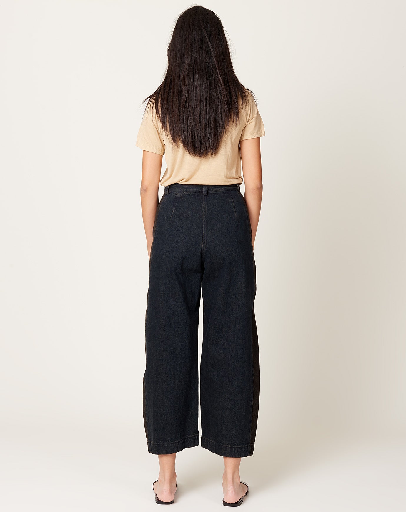 Rachel Comey Garra Pant in Brown Overdye Mission Denim