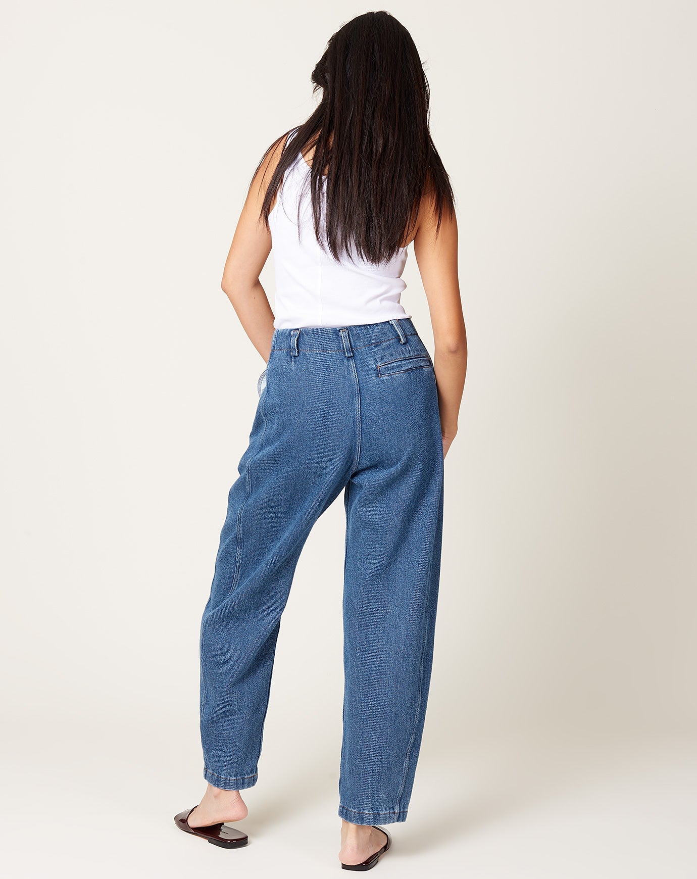 Rachel Comey Percy Pant in Indigo Washed Burbank Denim