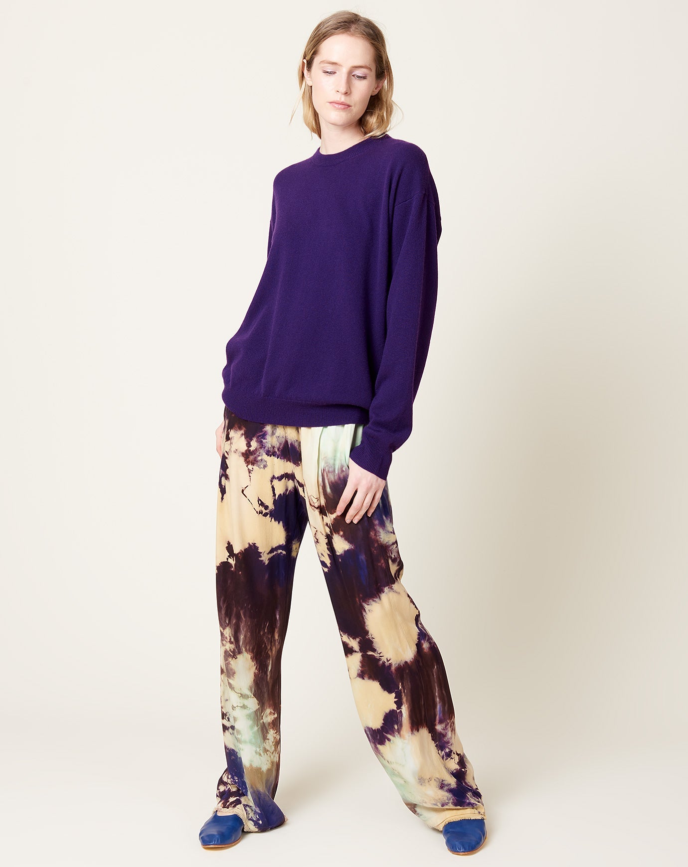 Raquel Allegra Ione Pant in Cosmic Violet