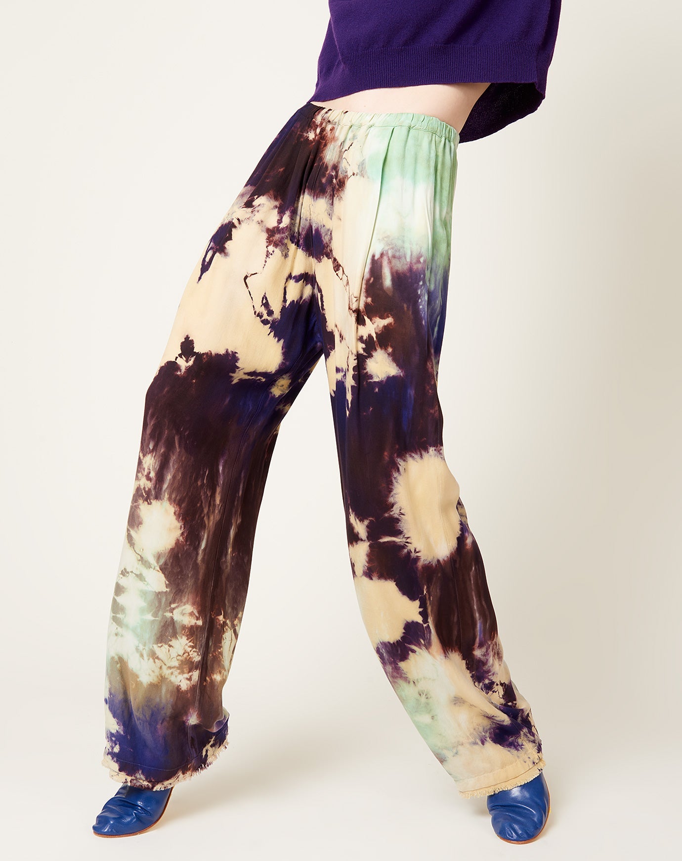 Raquel Allegra Ione Pant in Cosmic Violet