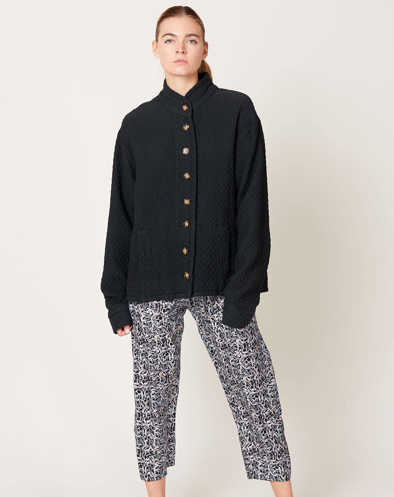 Raquel Allegra Quilted Jacket in Black