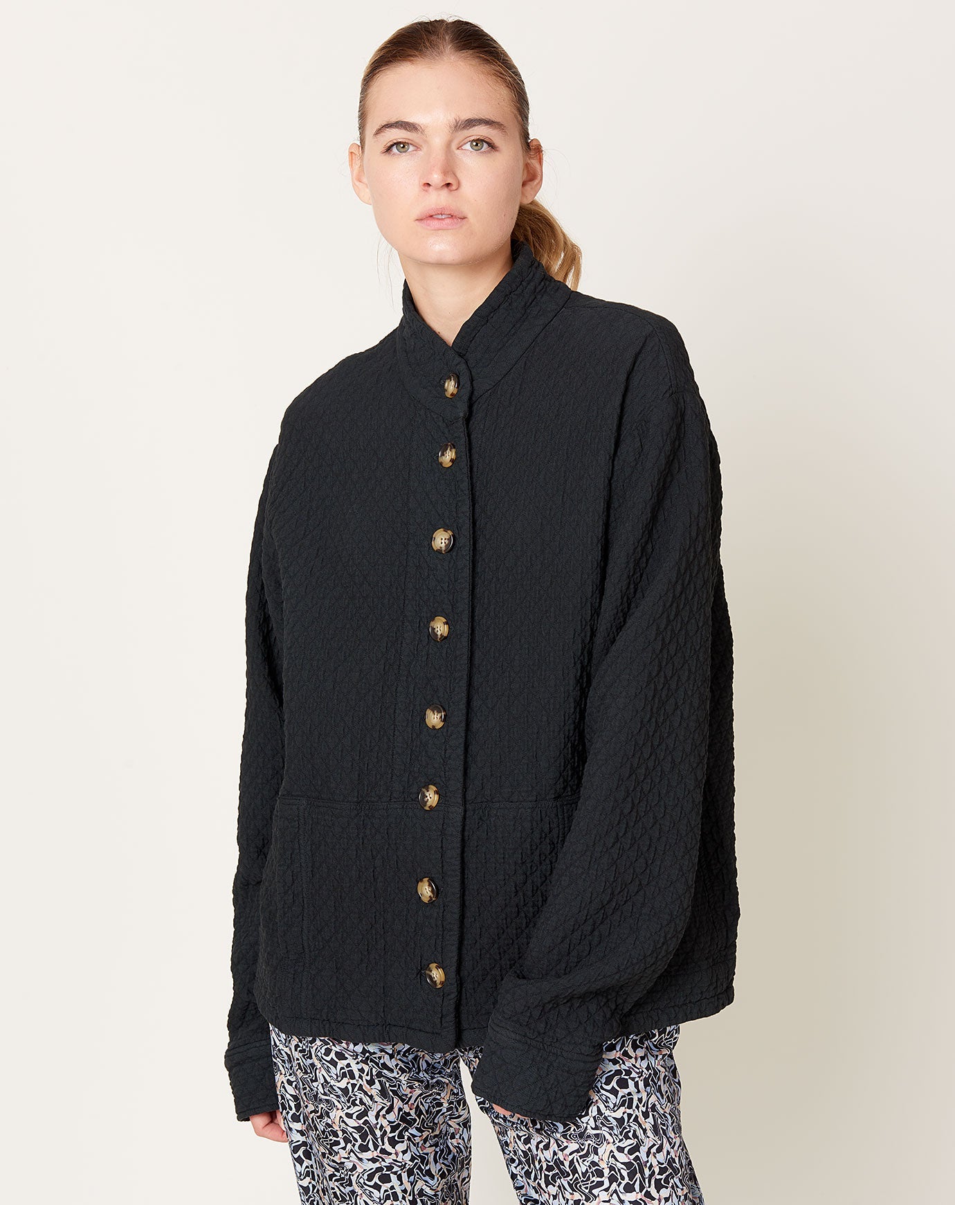 Raquel Allegra Quilted Jacket in Black