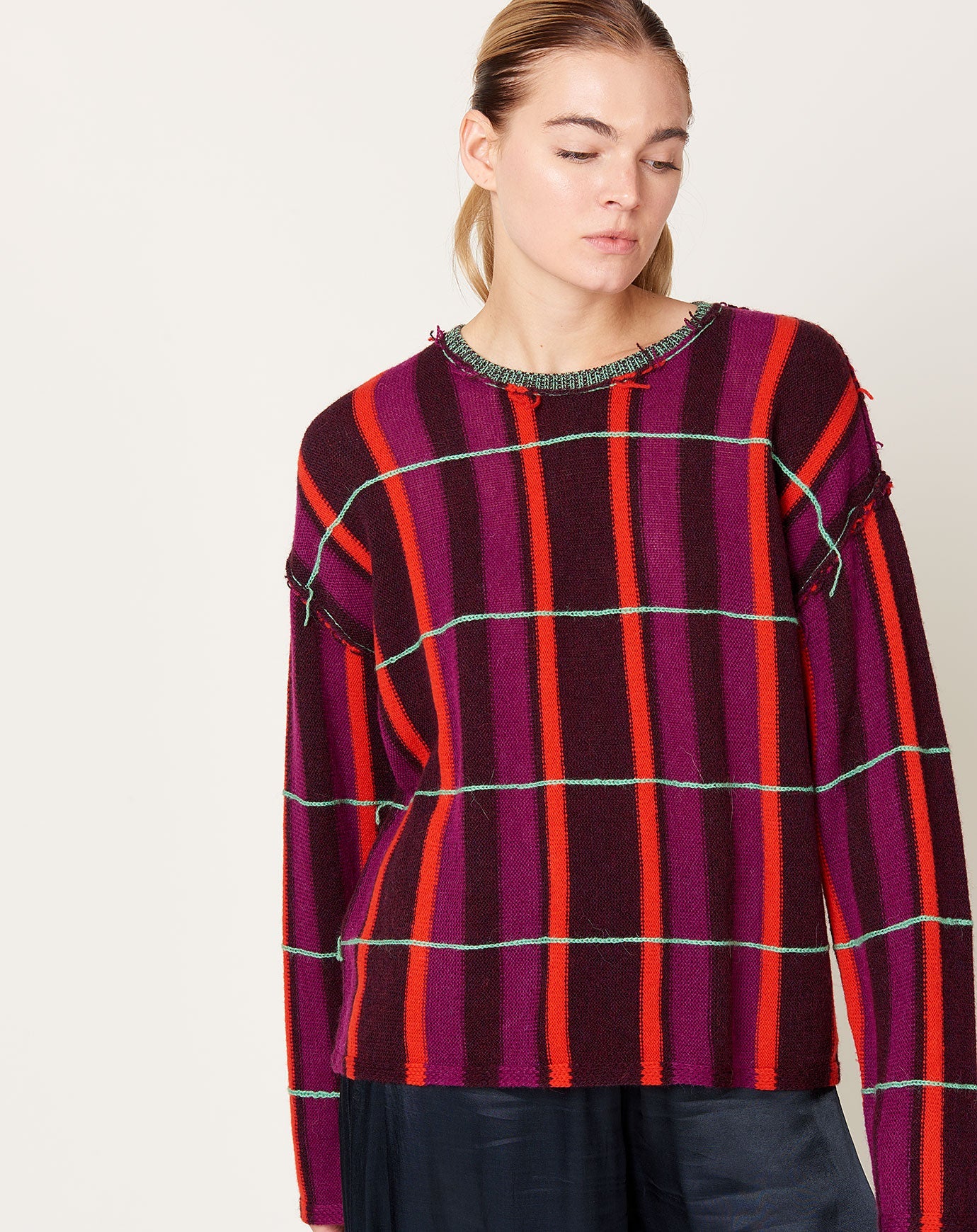 Raquel Allegra Red Hills Ghost Ranch Sweater