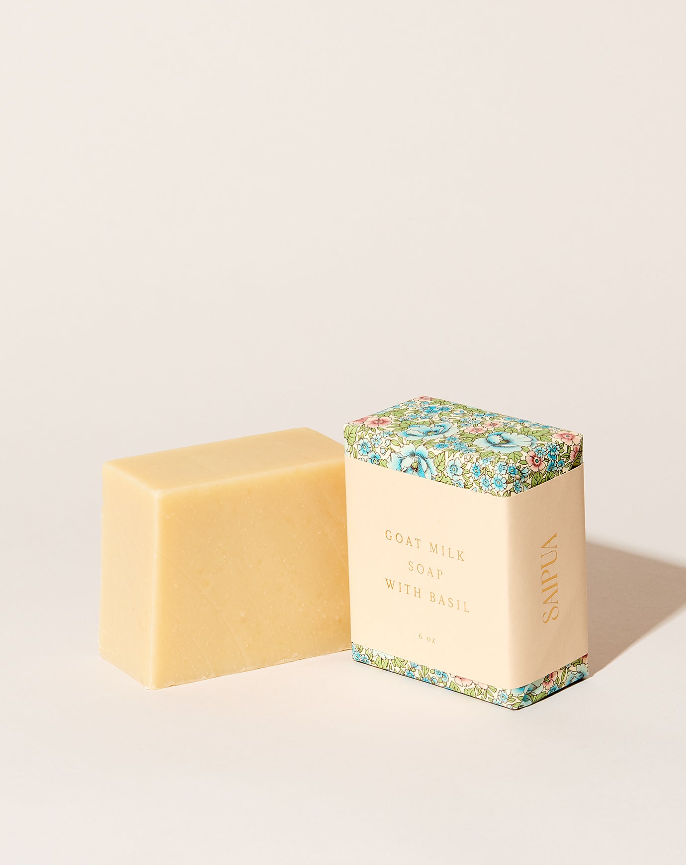 Saipua Goat Milk Soap with Basil