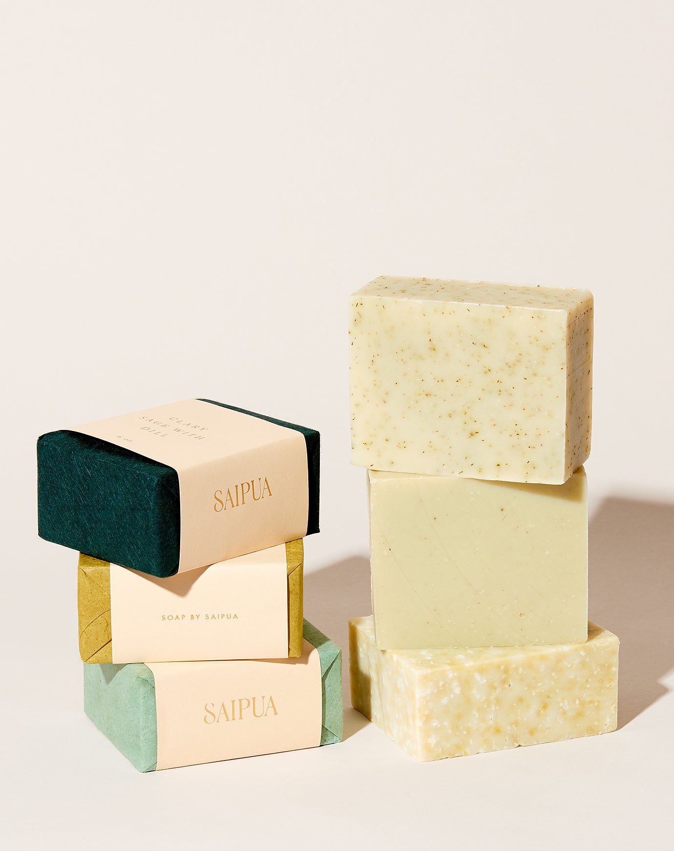 Saipua Soap in Vetiver with French Green Clay