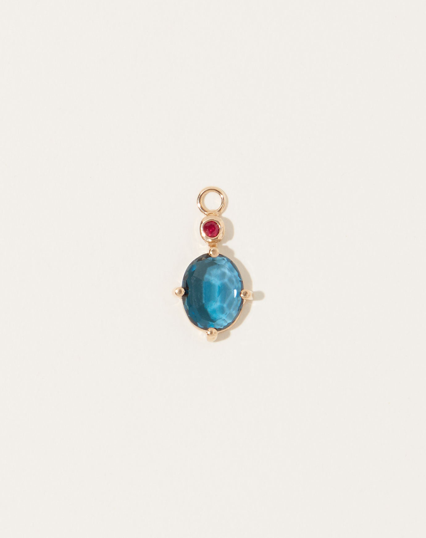 Scosha Alice Blue Topaz Charm