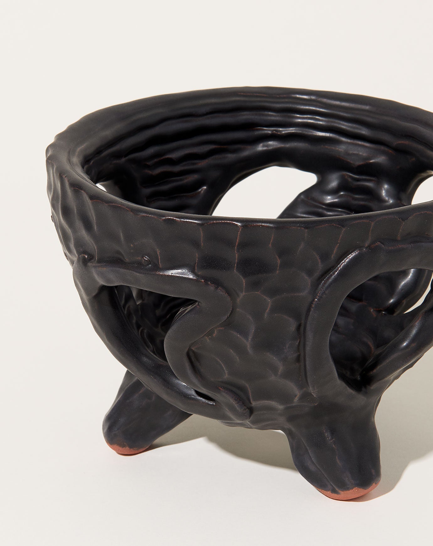 Sean Gerstley Mini Fruit Bowl in Matte Black