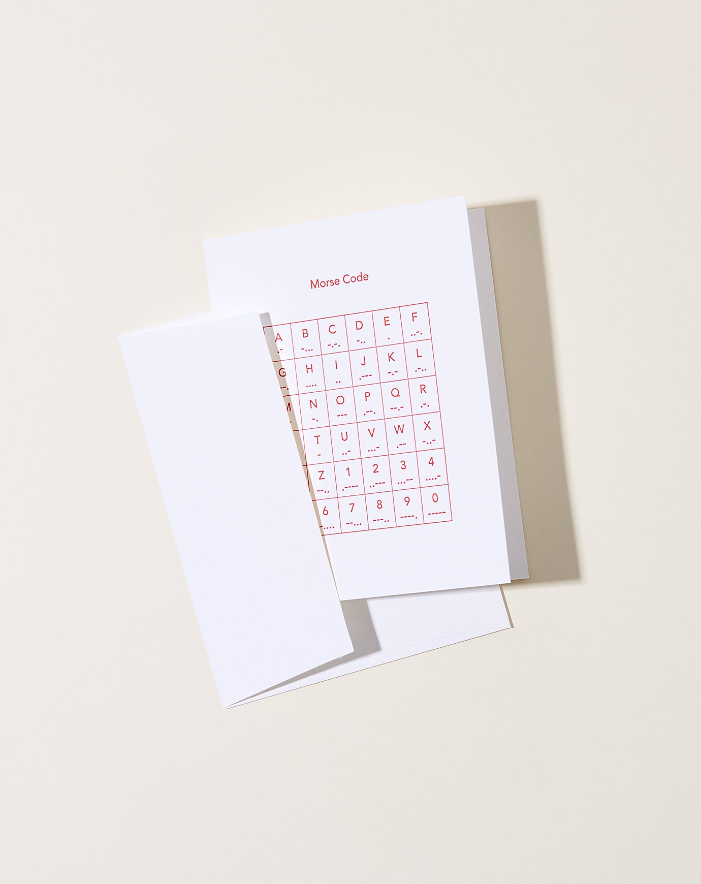 Set Editions Morse Code Card