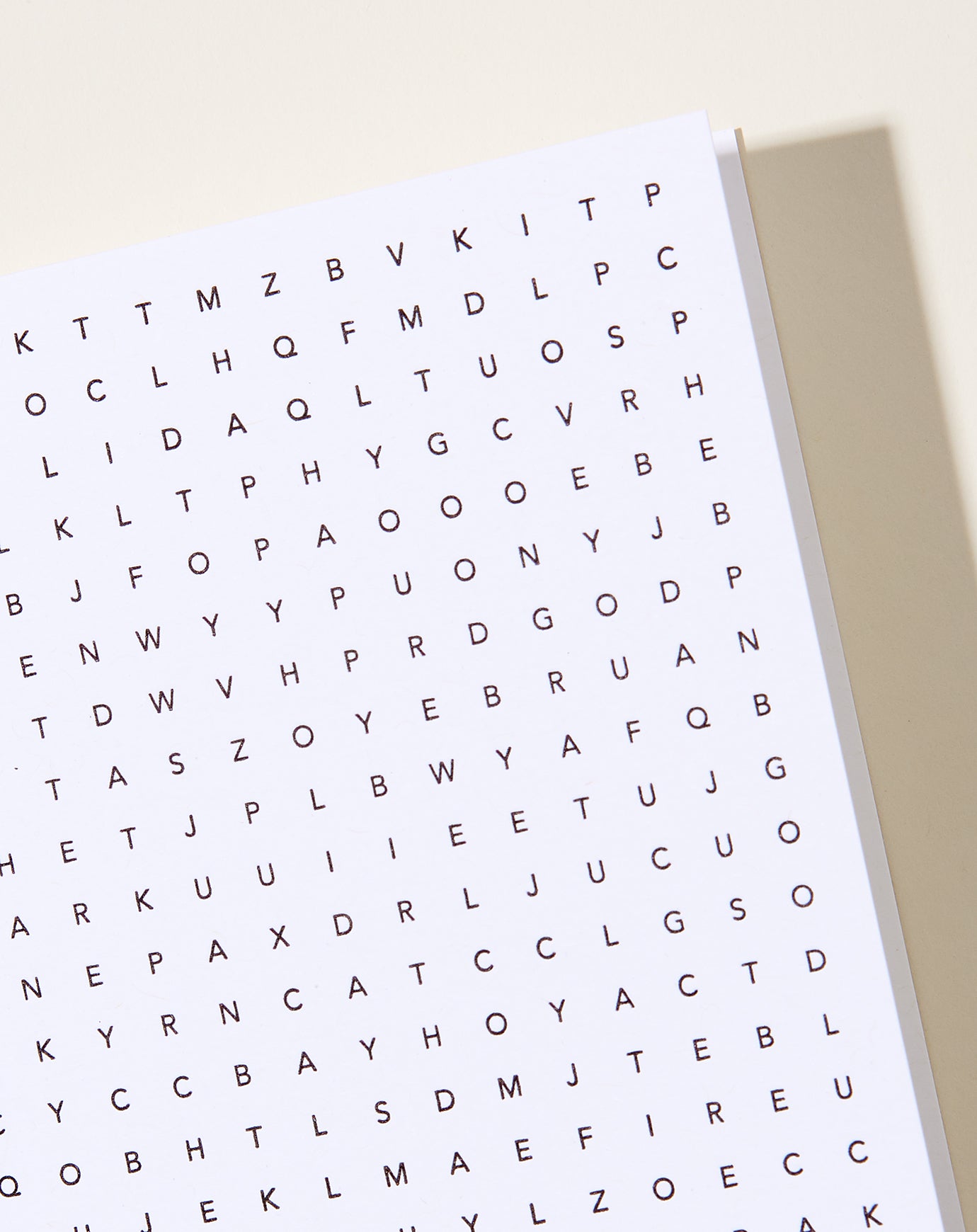 Set Editions Word Search Card