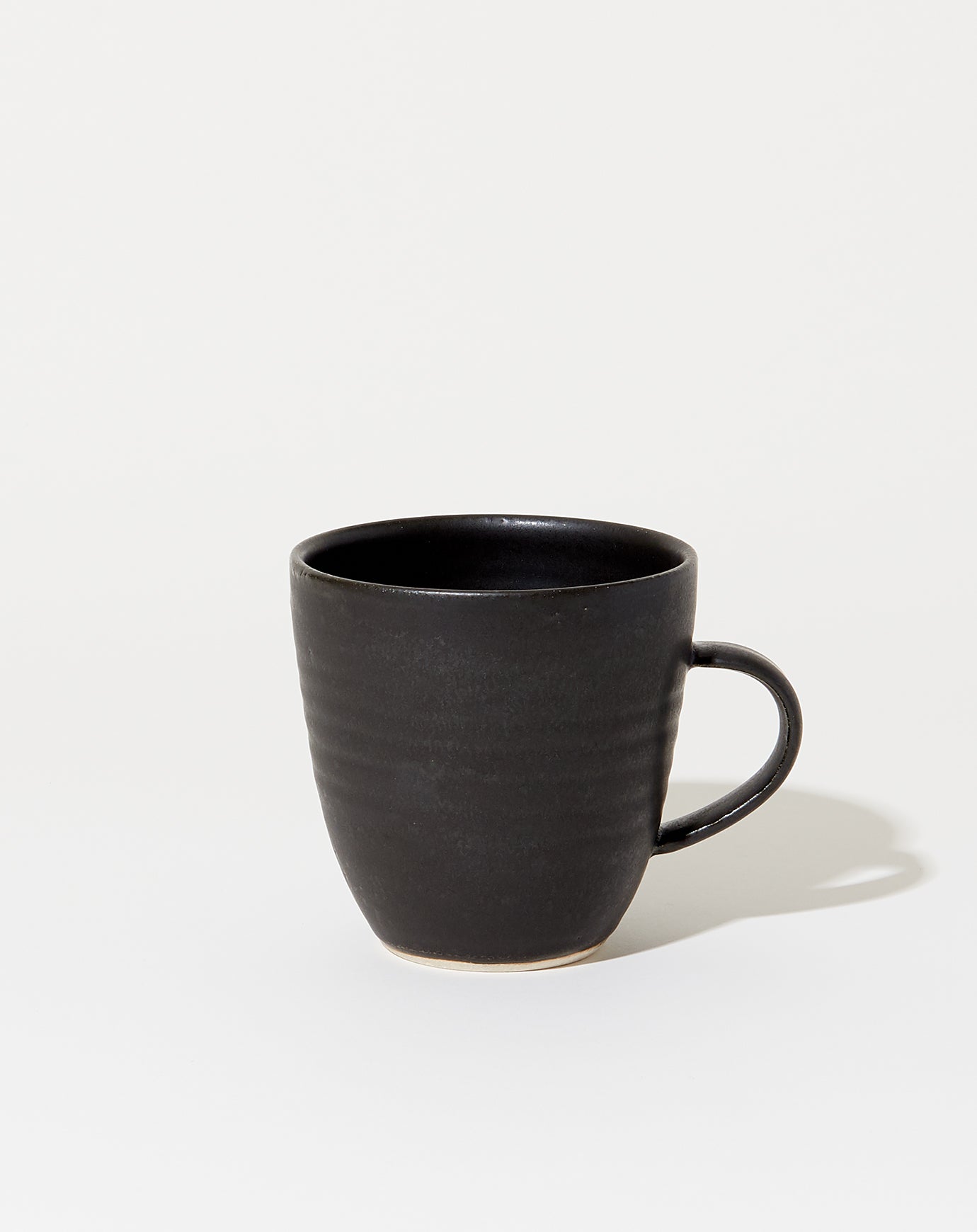 Sherldon Ceramics Farmhouse Coffee Mug in Satin Black