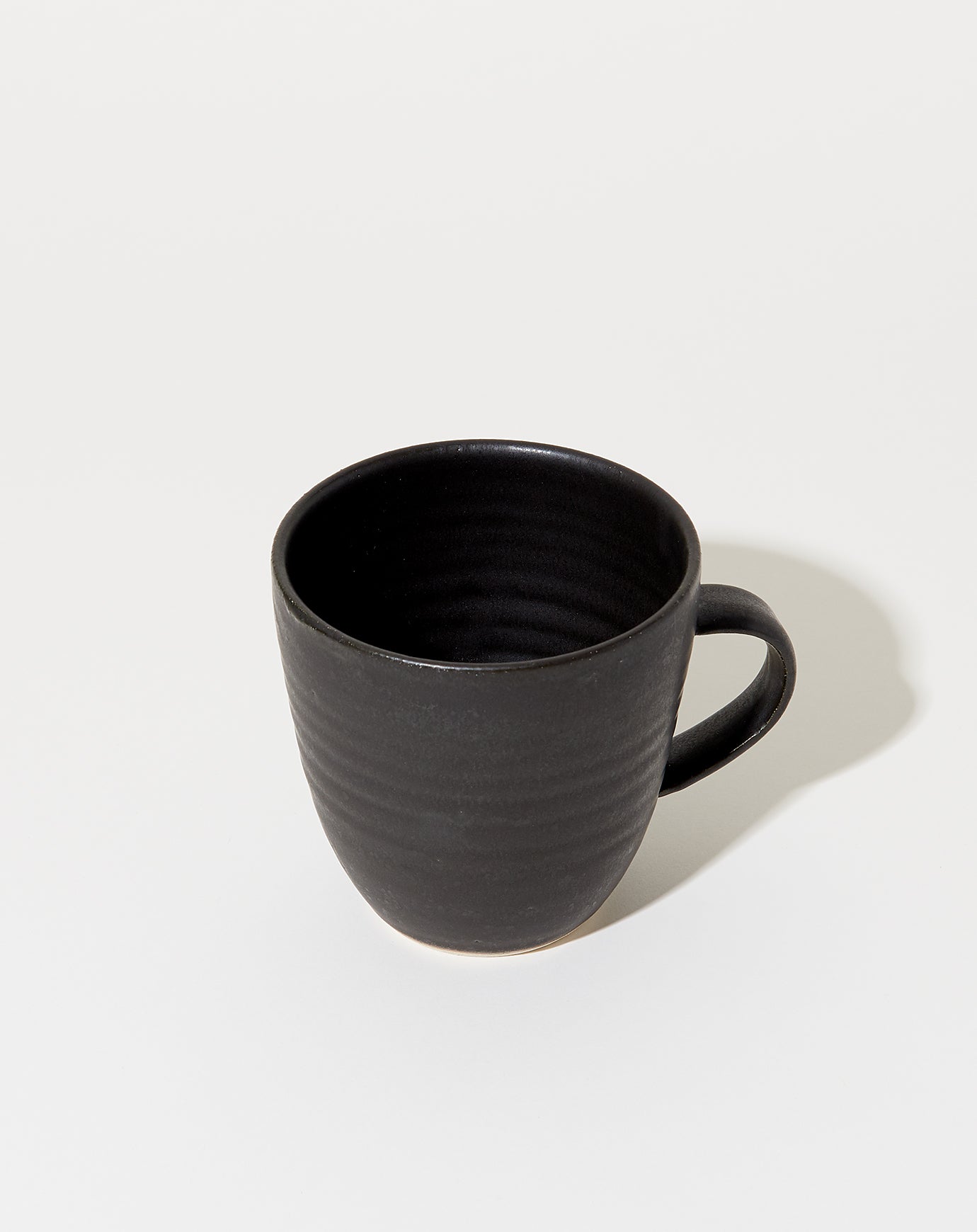 Sherldon Ceramics Farmhouse Coffee Mug in Satin Black