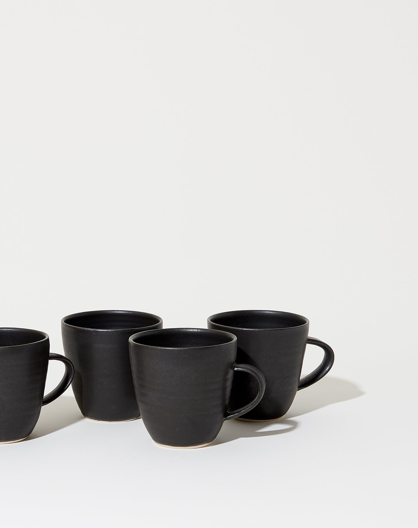 Sherldon Ceramics Farmhouse Coffee Mug in Satin Black