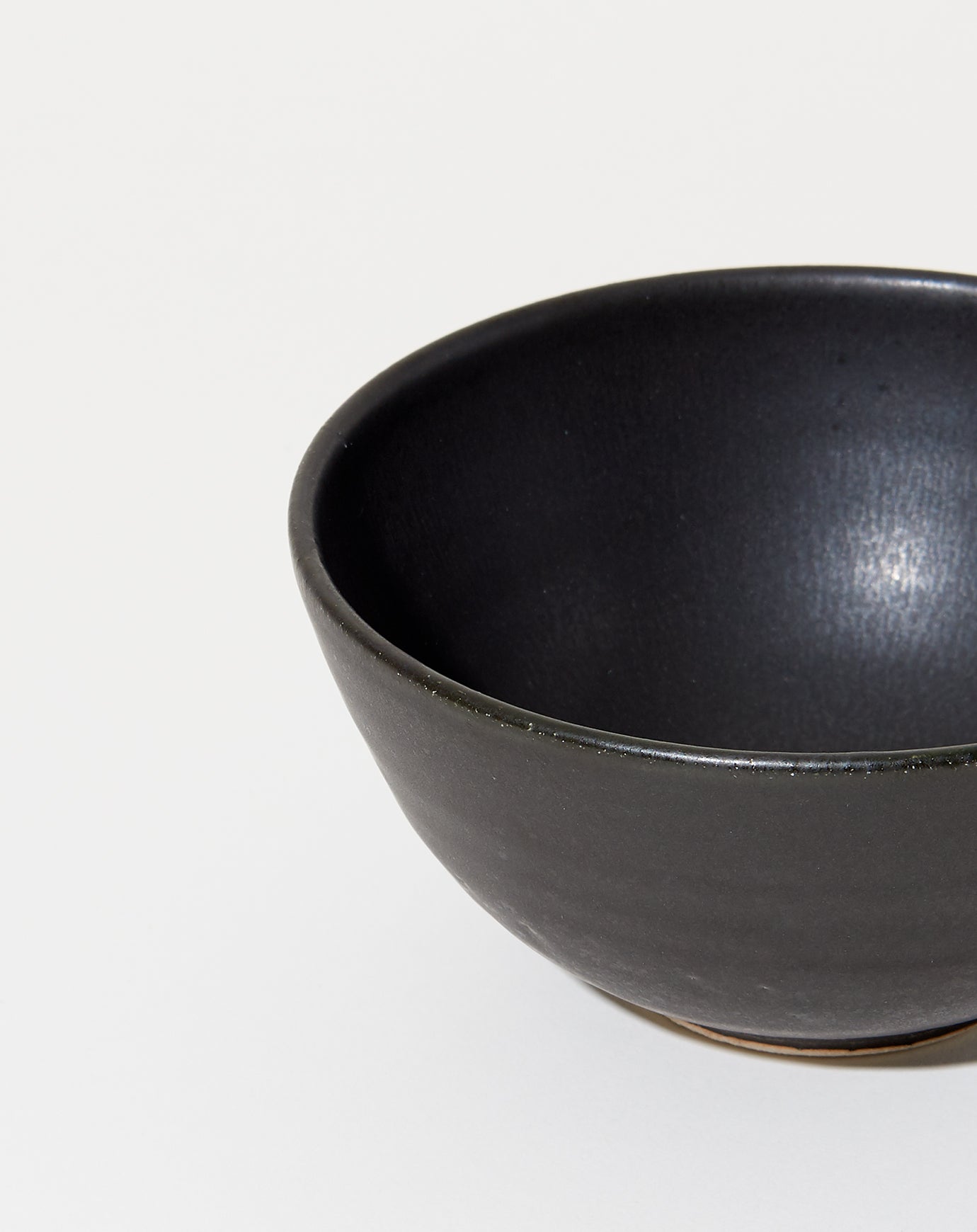 Sheldon Ceramics Farmhouse Dessert Bowl in Satin Black