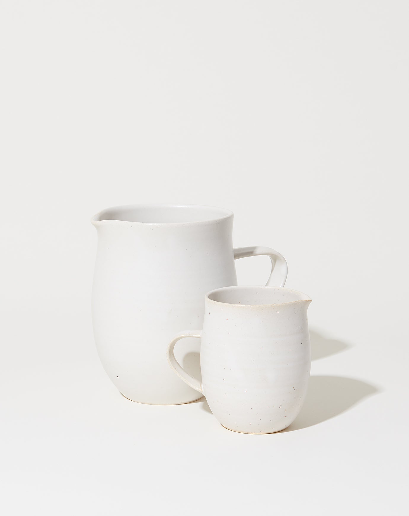 Sheldon Ceramics Farmhouse Pitcher in Eggshell