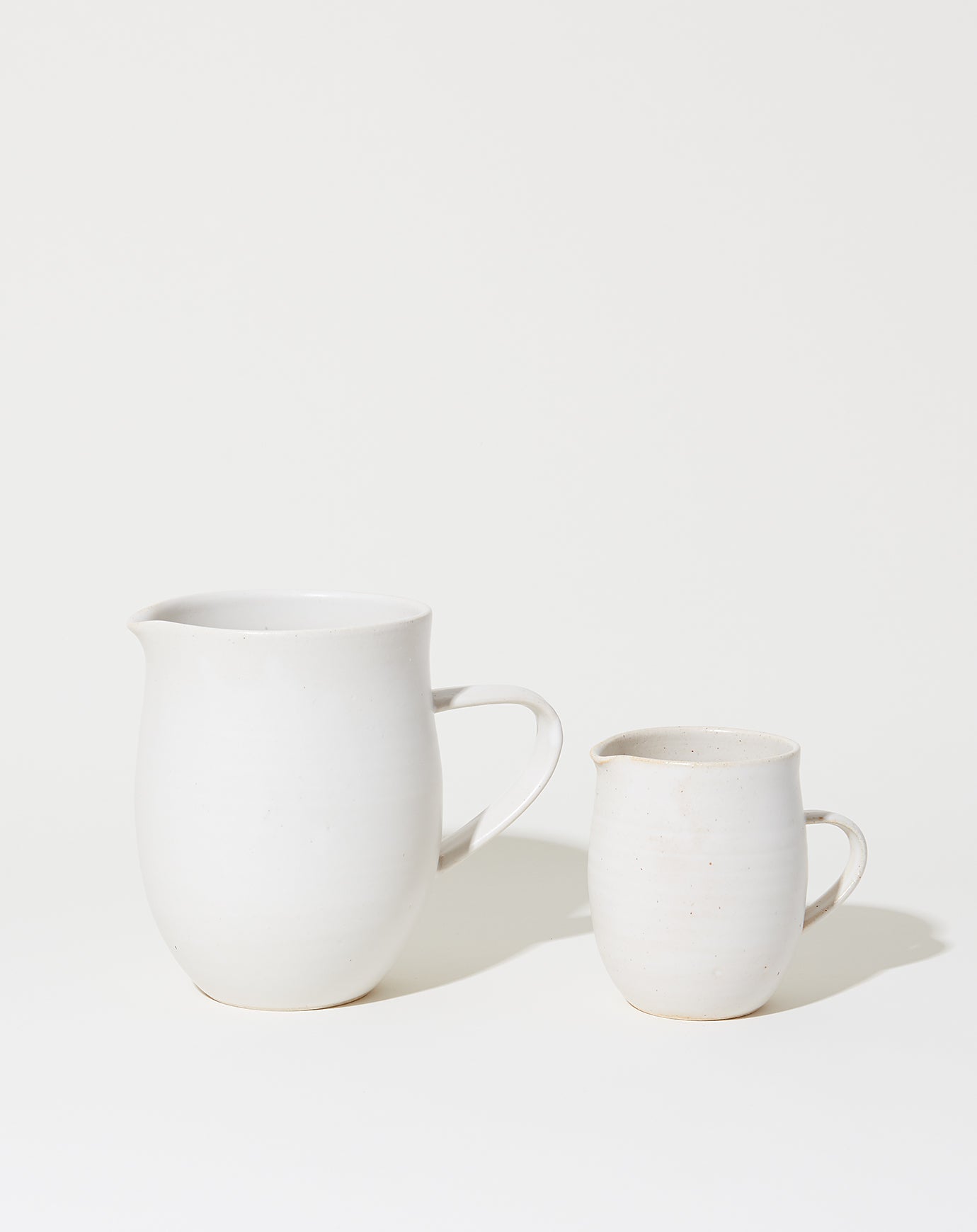 Sheldon Ceramics Farmhouse Pitcher in Eggshell