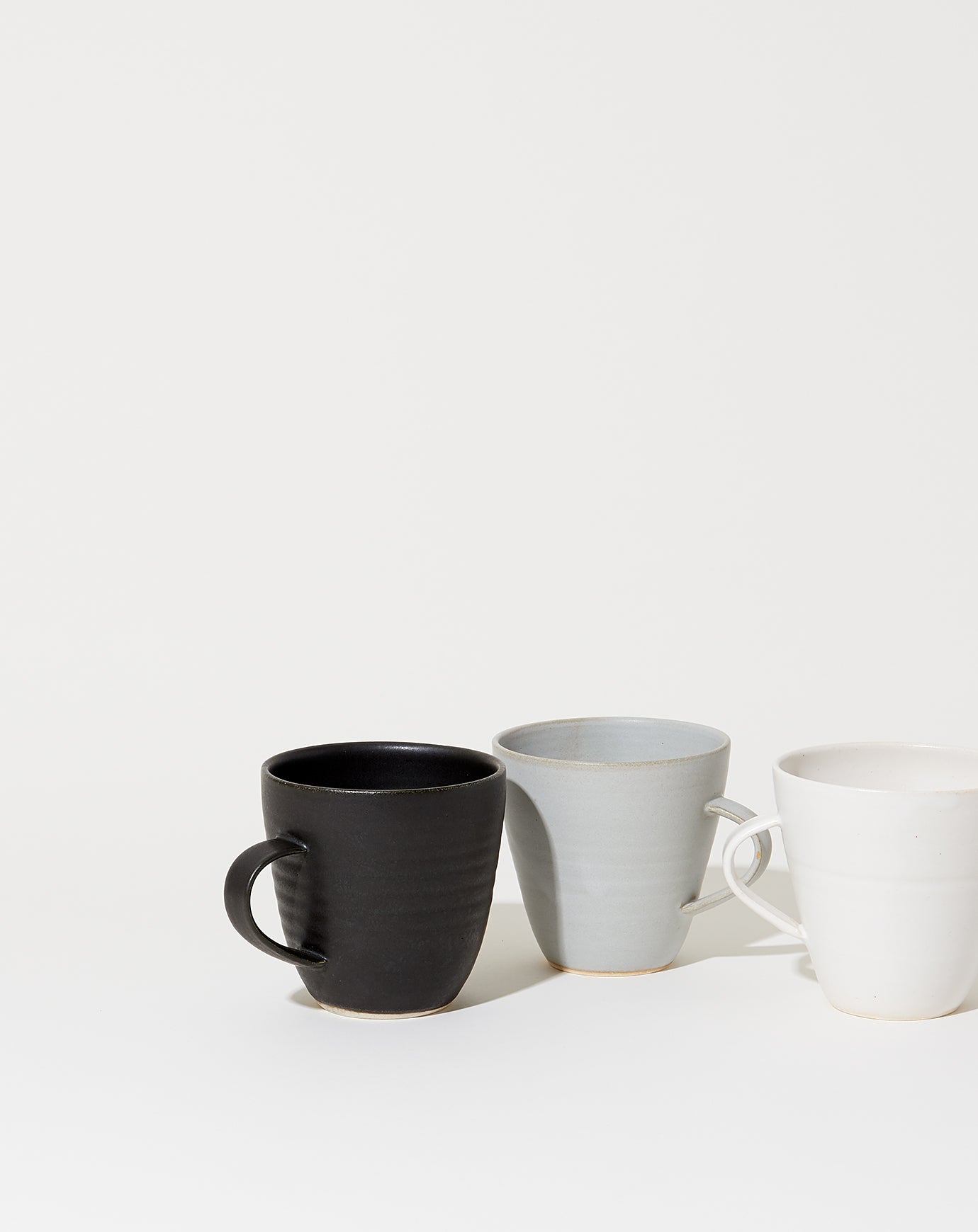 Sherldon Ceramics Farmhouse Coffee Mug in Satin Black