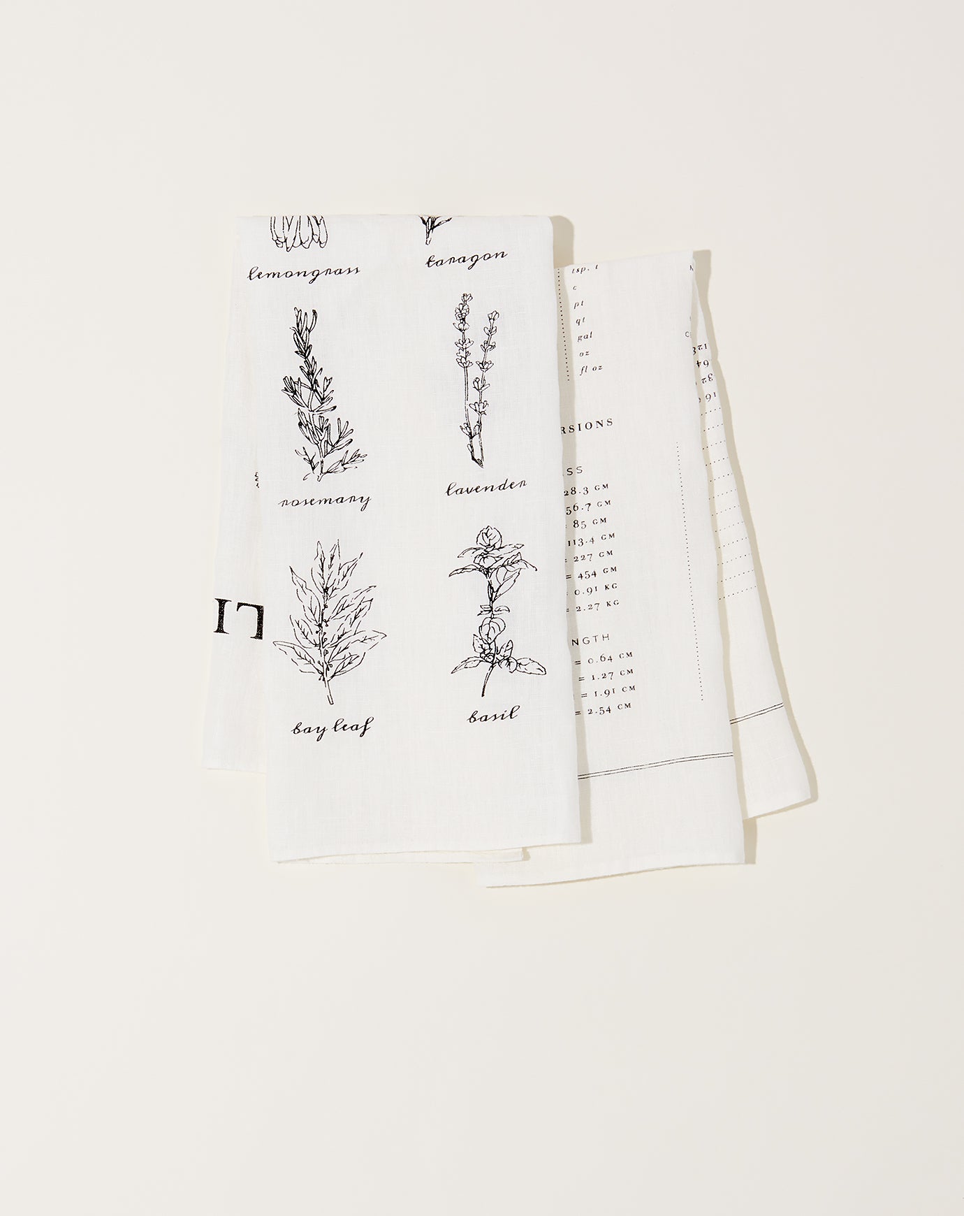 Sir Madam Culinary Herbs Tea Towel