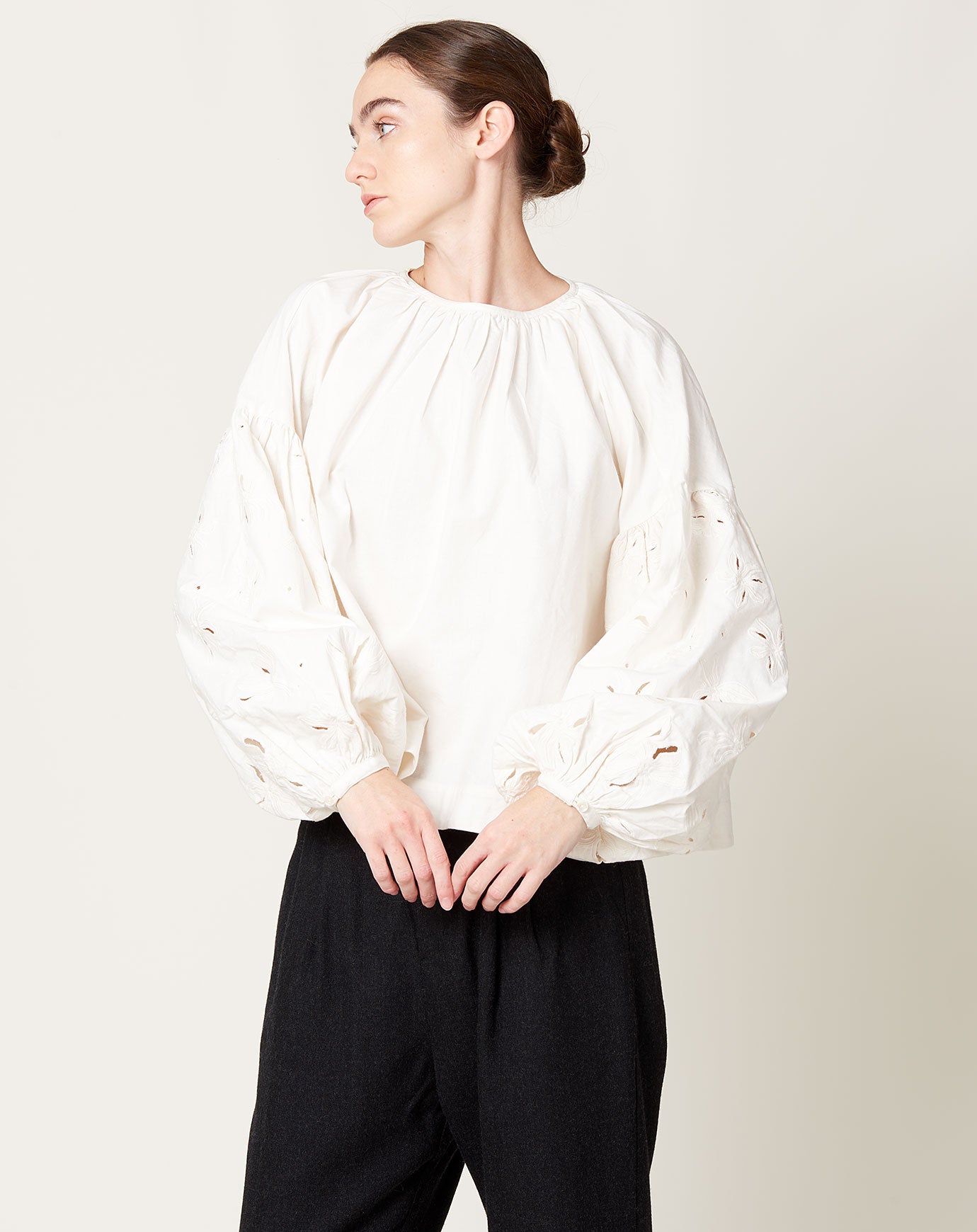 Skall Studio Harlow Blouse in Off White