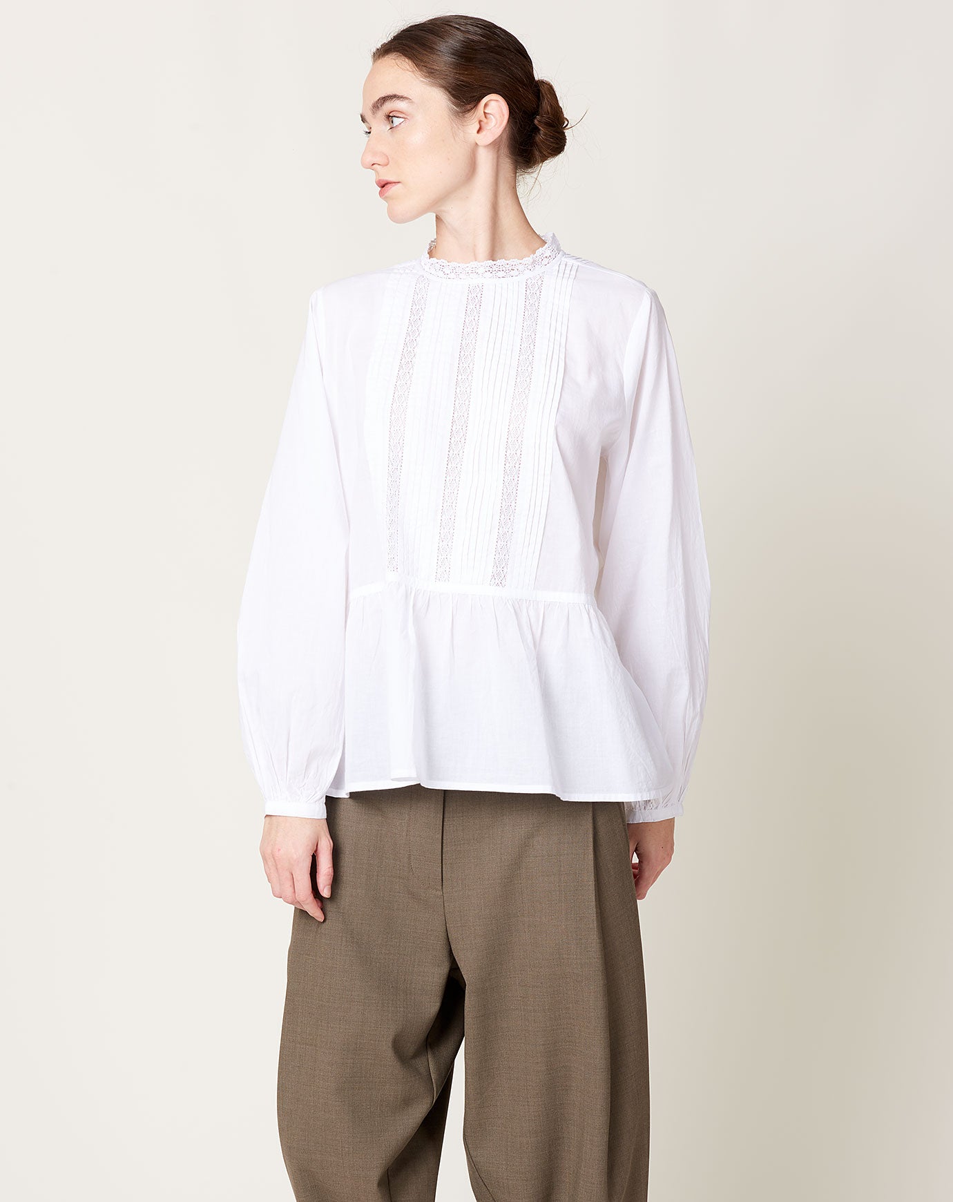 Skall Studio Mallow Shirt in Optic White