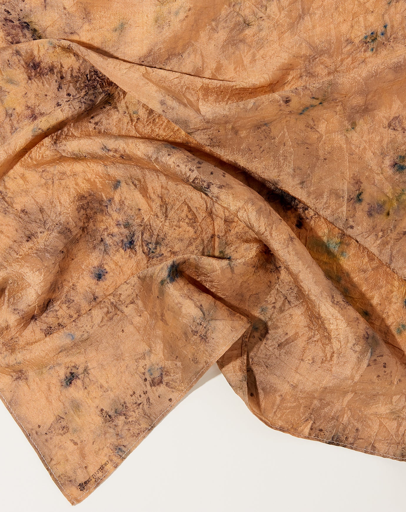 Soil to Studio Silk Bandana in Dhalia