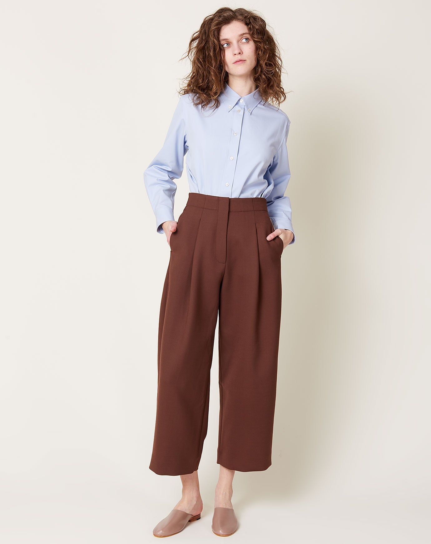 Studio Nicholson Dordoni Pants in Cedar