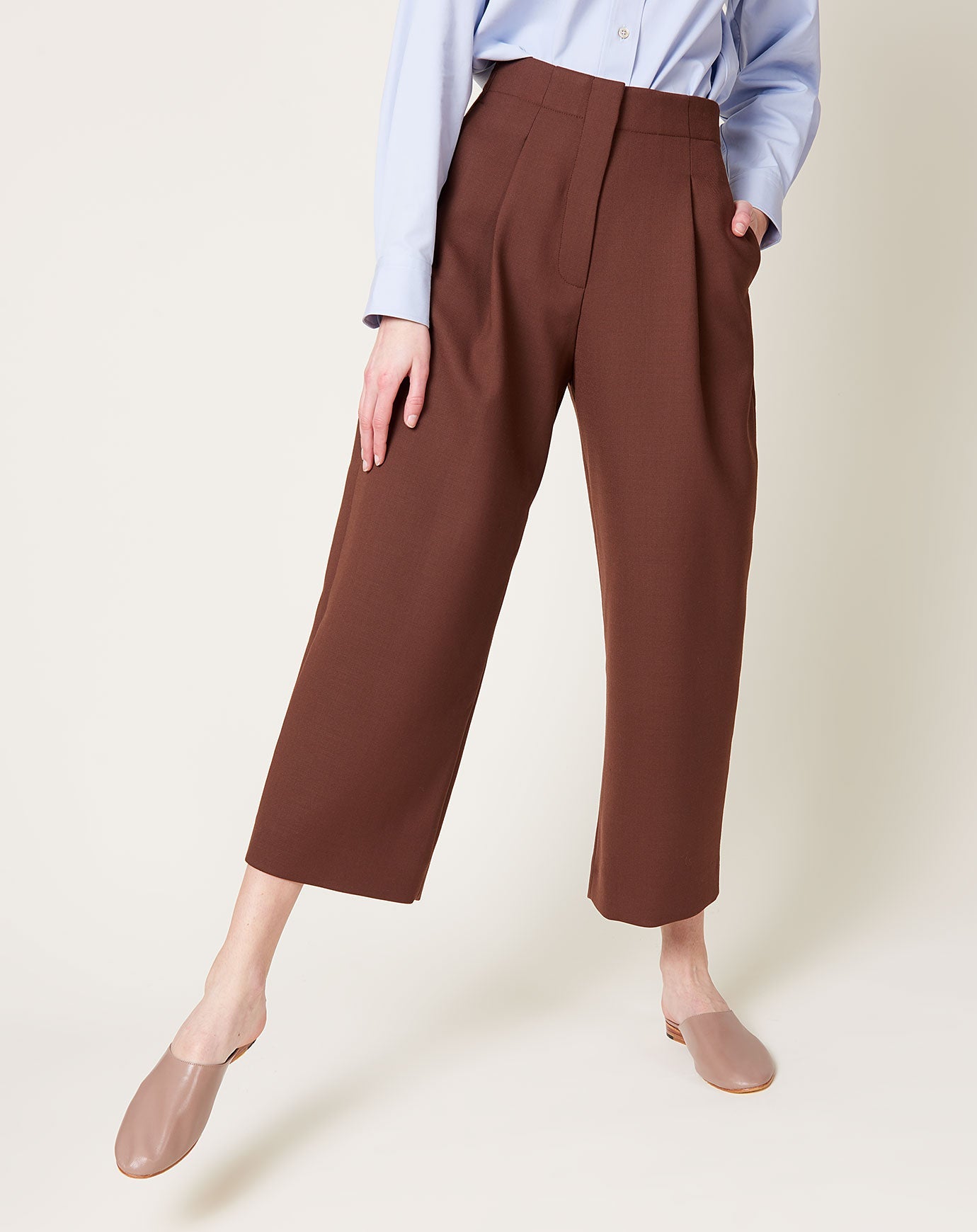 Studio Nicholson Dordoni Pants in Cedar