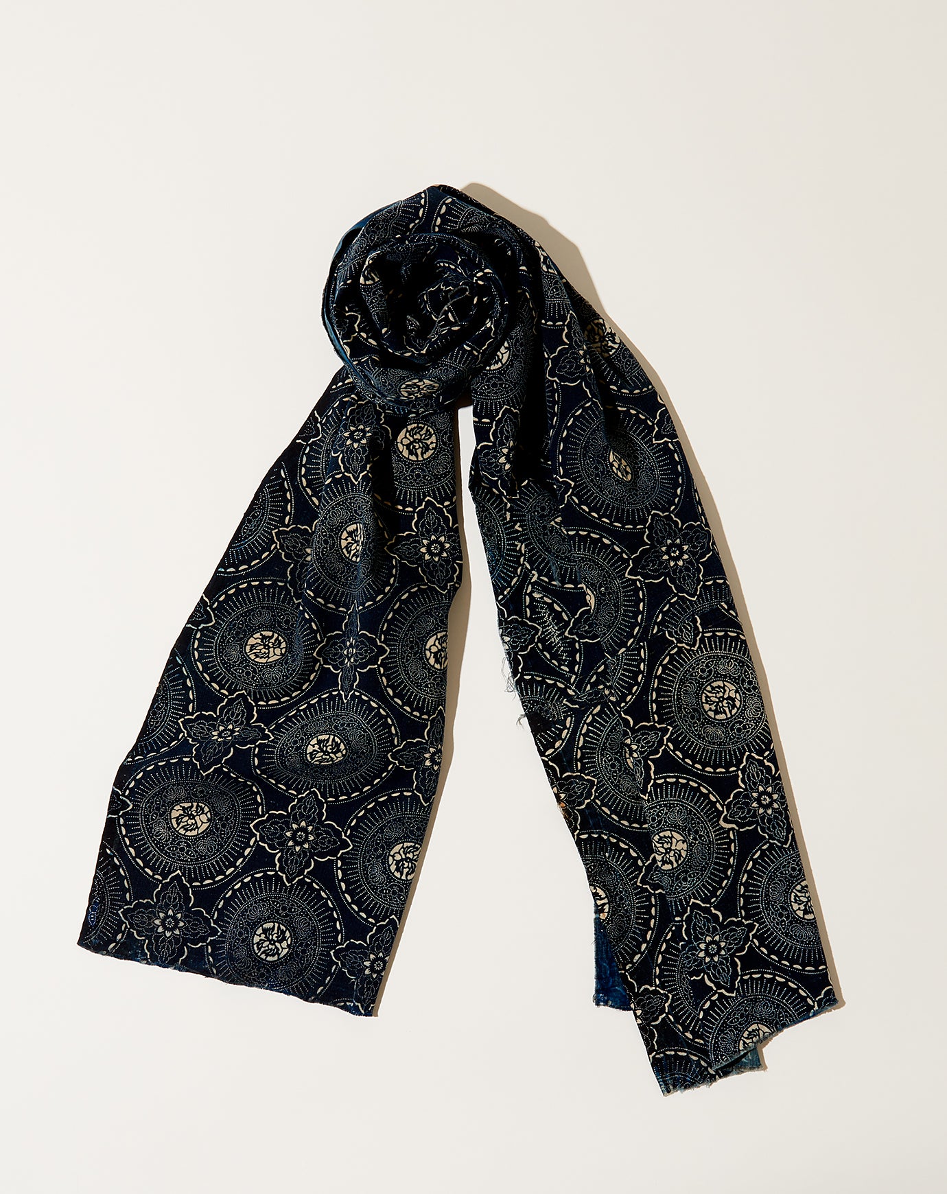Vintage Japanese Medalion Scarf
