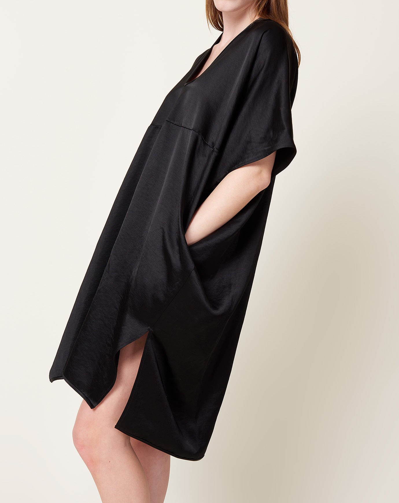 Zero + Maria Cornejo Elie Dress in Black